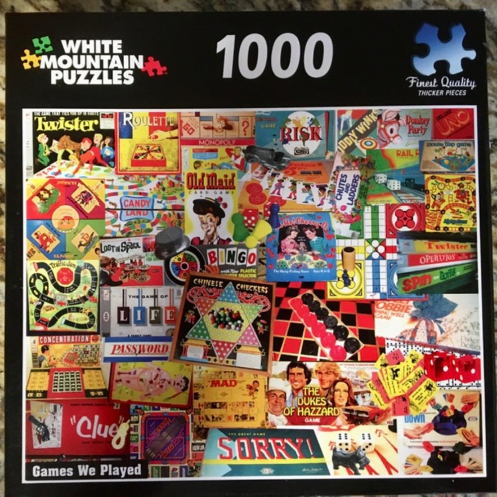 White Mountain Puzzle 1000 Games We Played